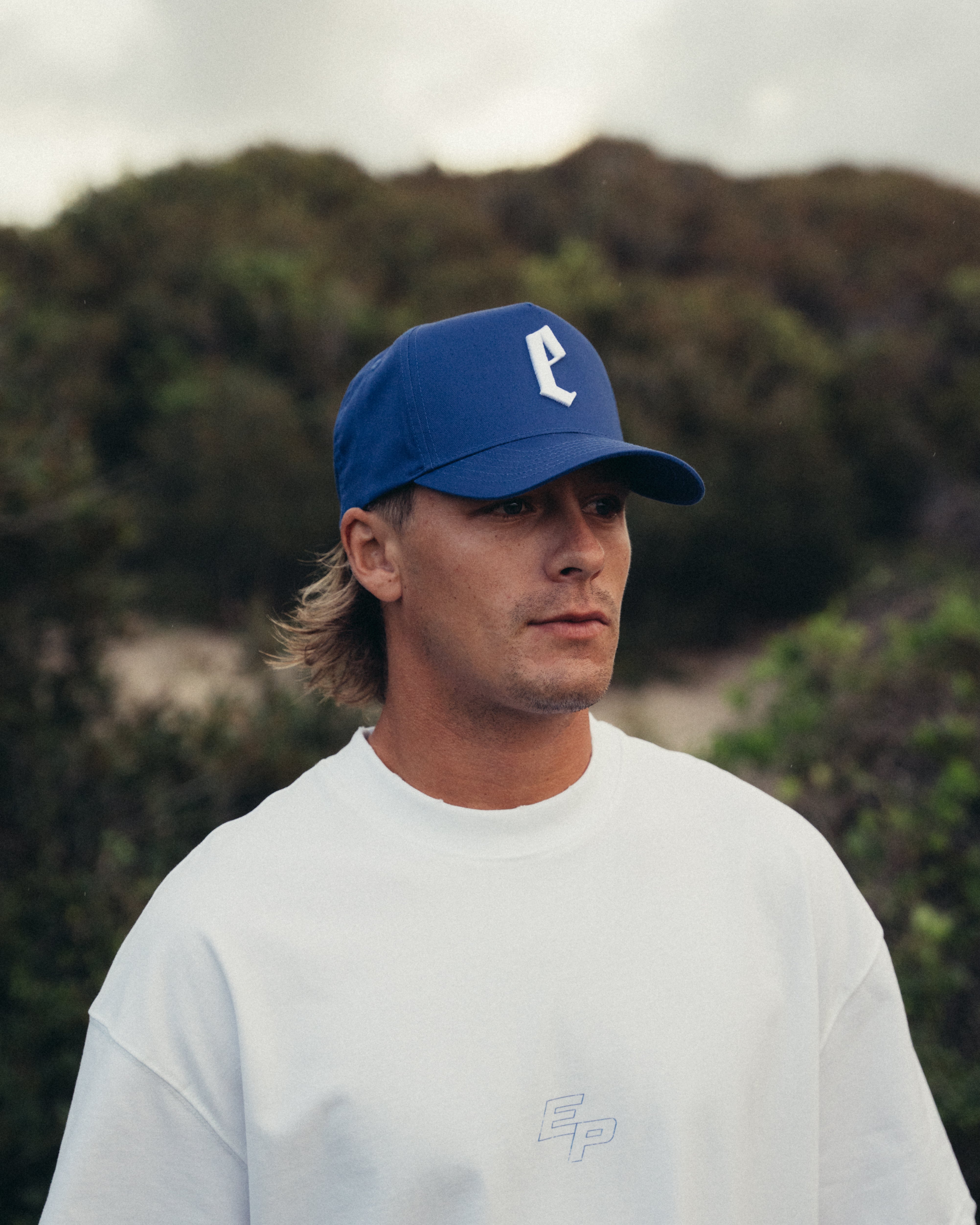 E Monogram Cap